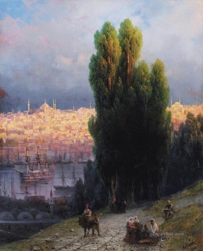  Constant Pintura Art%C3%ADstica - Constantinopla 1880 Romántico Ivan Aivazovsky Ruso